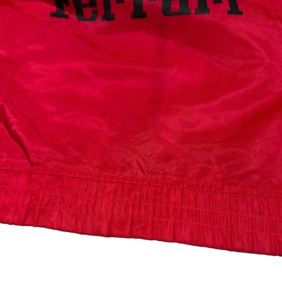 Vintage 90s Ferrari Magneti Marelli Red Windbreaker Jacket Mens One Size Large - Picture 9 of 13